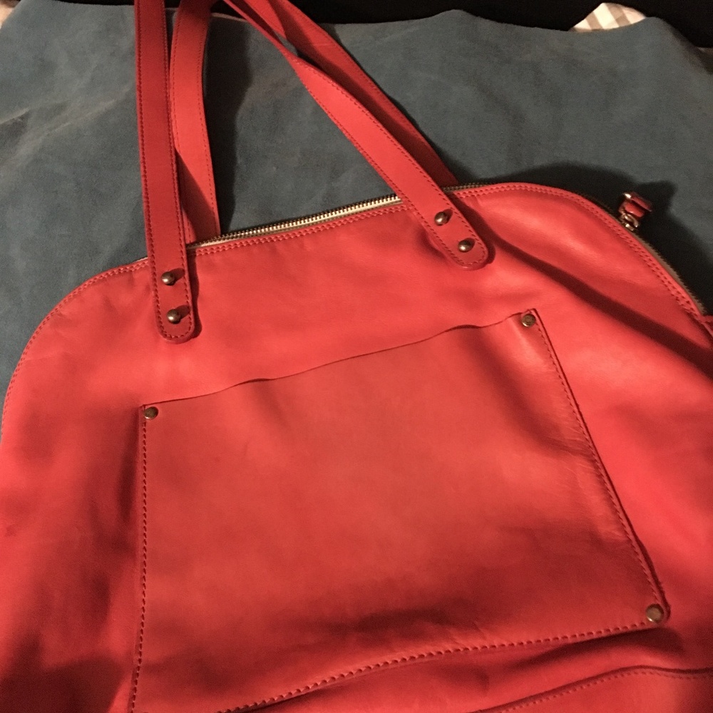 Italian leather handbag
